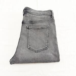 AGOLDE Pinch Waist Skinny Charcoal Gray Black Denim Jeans Zip Fly Size 32